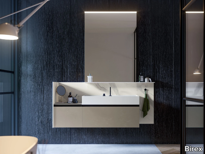 DEEP COMP. 1 - Single vanity unit with drawers _ Birex