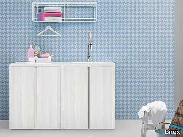 ACQUA E SAPONE COMP. 2 - Laundry room cabinet with sink _ Birex