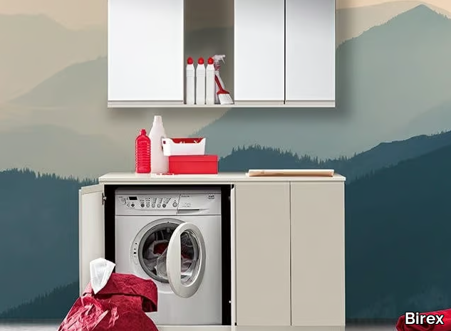 IDROBOX COMP. 14 - Laundry room cabinet with sink _ Birex