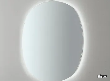 RADIUS - Oval wall-mounted mirror _ Birex