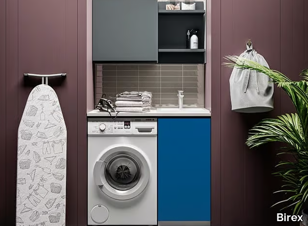 IDROBOX COMP. 2 - Laundry room cabinet with sink for washing machine _ Birex