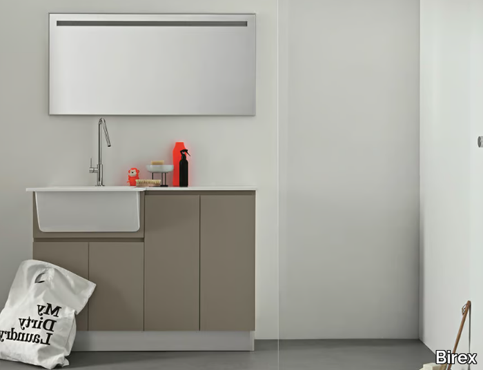 IDROBOX COMP. 15 - Laundry room cabinet with sink _ Birex