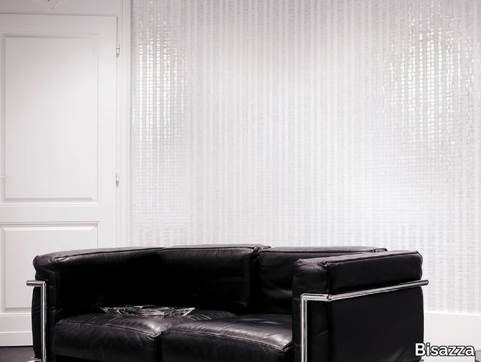 RIGHE BIANCHE - Glass mosaic _ Bisazza