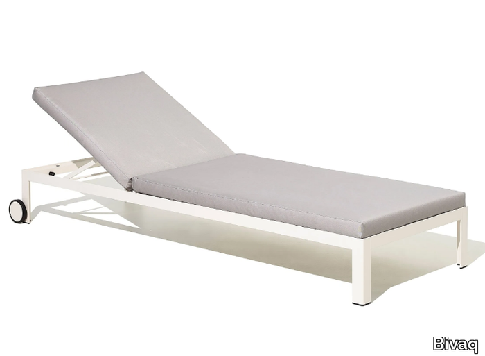 NAK - Recliner sun lounger with castors _ Bivaq