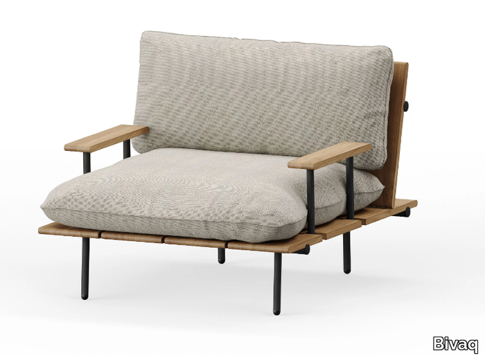 NAMI - Upholstered garden armchair _ Bivaq