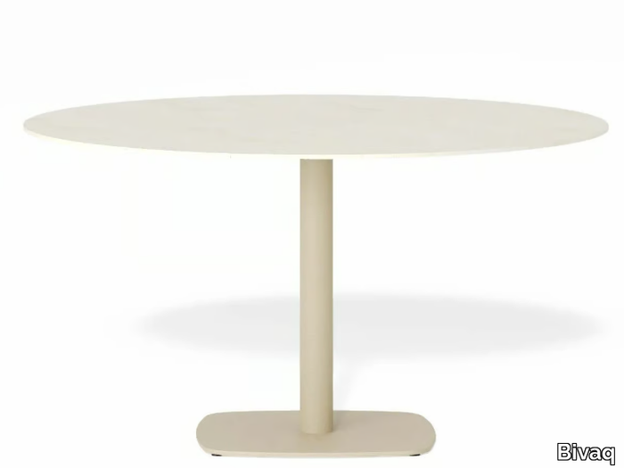 SIRKEL 74 - Round aluminium garden table _ Bivaq