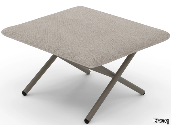 GARDA - Aluminium and fabric stool / garden footstool _ Bivaq