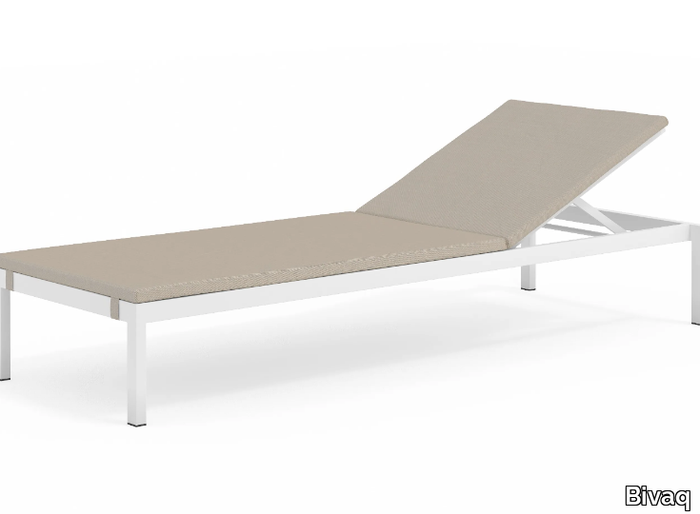 CLUB - Recliner aluminium and fabric sun lounger _ Bivaq