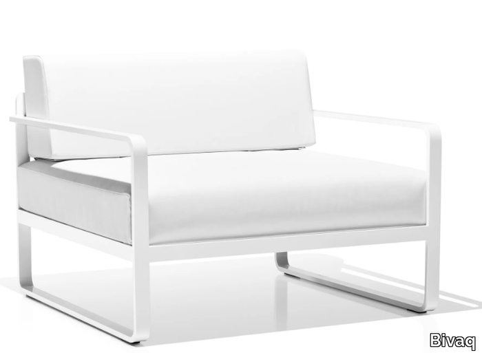 SIT - Vinytex garden armchair with armrests _ Bivaq