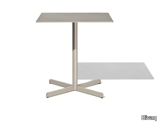 SIT - Aluminium table with 4-star base _ Bivaq