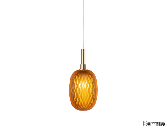 METAMORPHOSIS SMALL - LED handmade blown glass pendant lamp _ Bomma