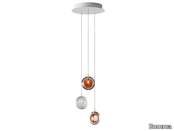 LENS 3 - LED glass pendant lamp _ Bomma