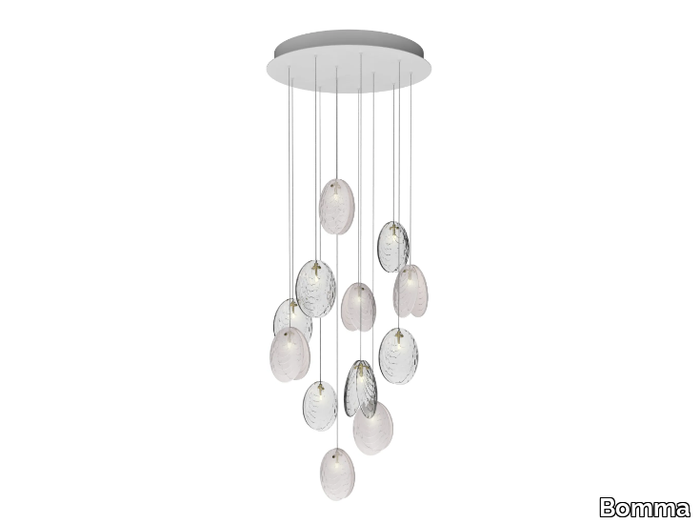 MUSSELS 12 - LED crystal pendant lamp _ Bomma