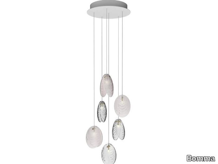 MUSSELS 6 - LED crystal pendant lamp _ Bomma