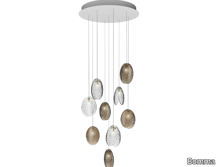 MUSSELS 9 - LED crystal pendant lamp _ Bomma