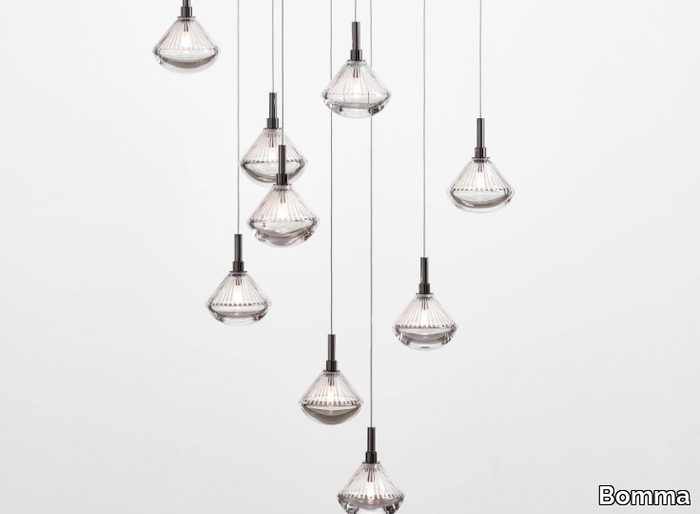 STELLAR DUST - LED crystal pendant lamp _ Bomma