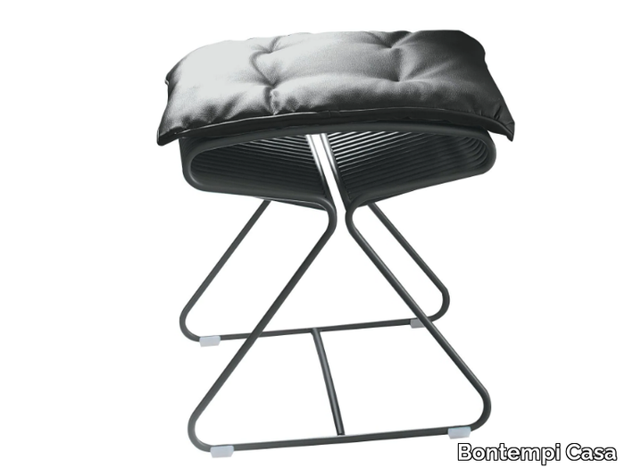 BOSS - Sled base steel stool _ Bontempi Casa