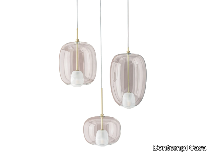 BLOW - Borosilicate glass pendant lamp _ Bontempi Casa