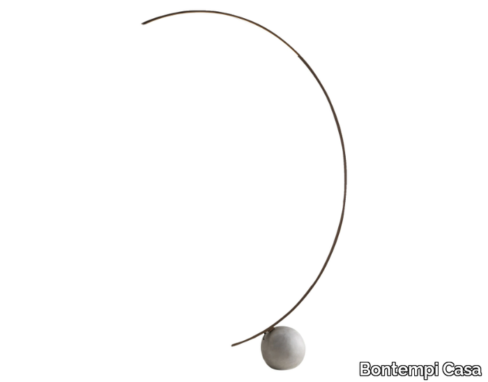 CIRCLE - LED steel floor lamp with dimmer _ Bontempi Casa