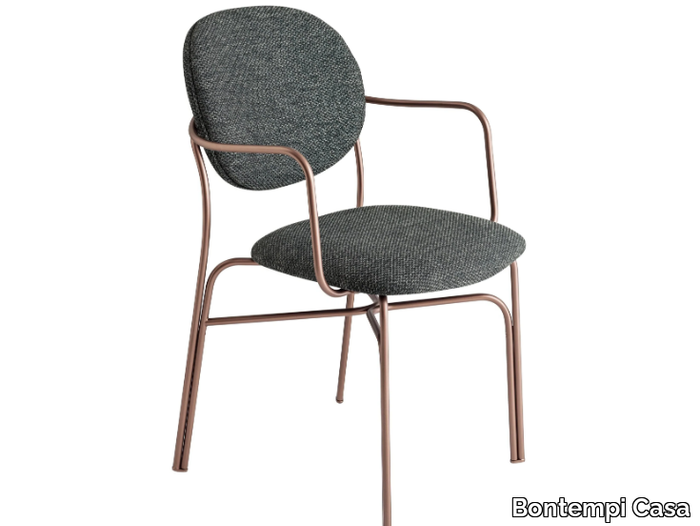 DADA - Fabric chair with armrests _ Bontempi Casa