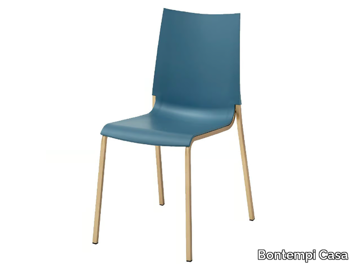 EVA - Stackable polypropylene chair _ Bontempi Casa