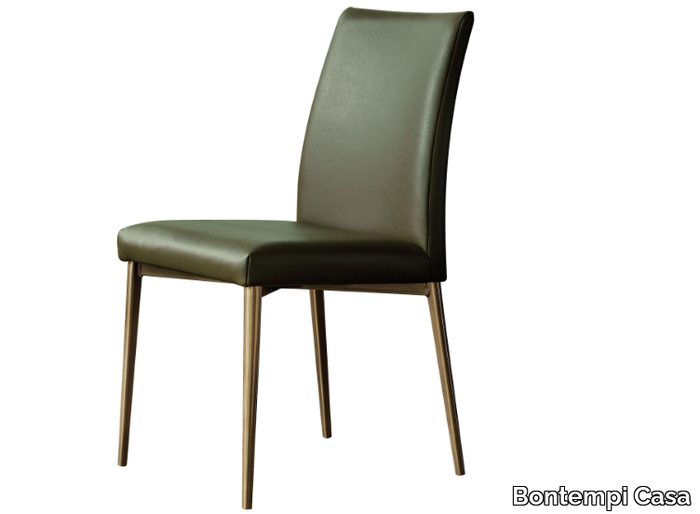 MILA - Leather chair _ Bontempi Casa