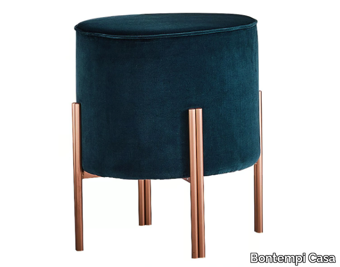 PUFFOSO - Round fabric pouf _ Bontempi Casa