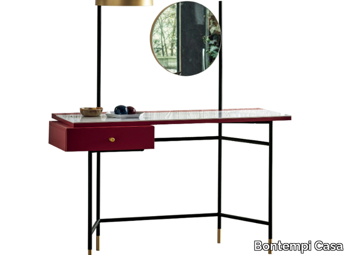 VANITY - Steel secretary desk with drawers _ Bontempi Casa