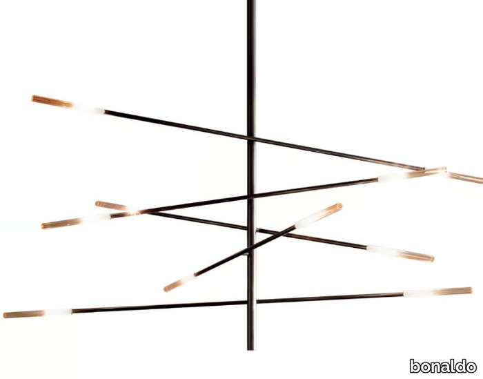 CROSSROAD - Painted metal pendant lamp _ Bonaldo