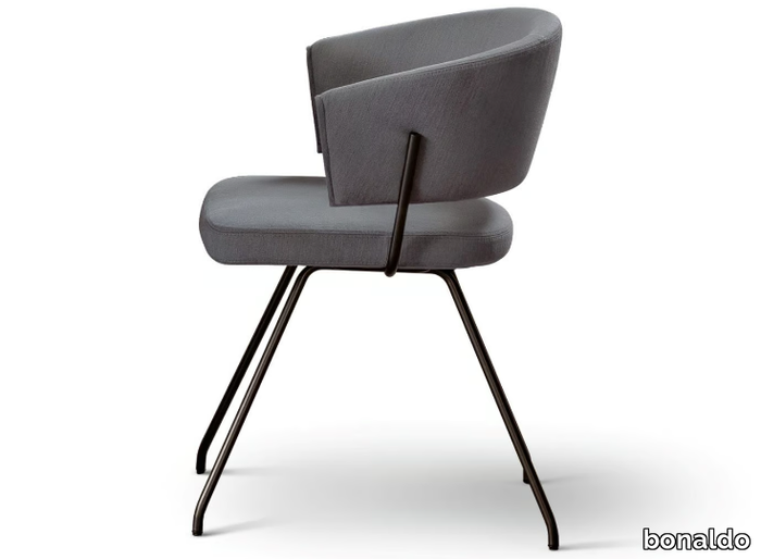 BAHIA - Upholstered leather chair _ Bonaldo