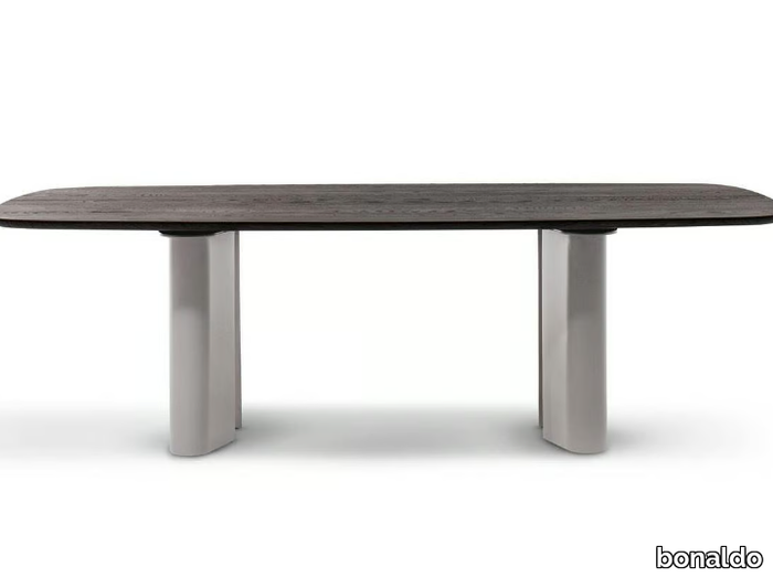 GEOMETRIC TABLE - Barrel-shaped dining table _ Bonaldo