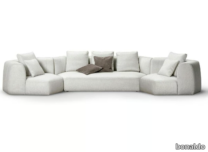 PANORAMA NEW - Sectional fabric sofa _ Bonaldo