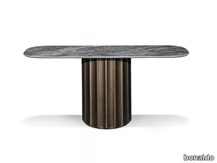 DORIAN CONSOLE - Oval console table _ Bonaldo