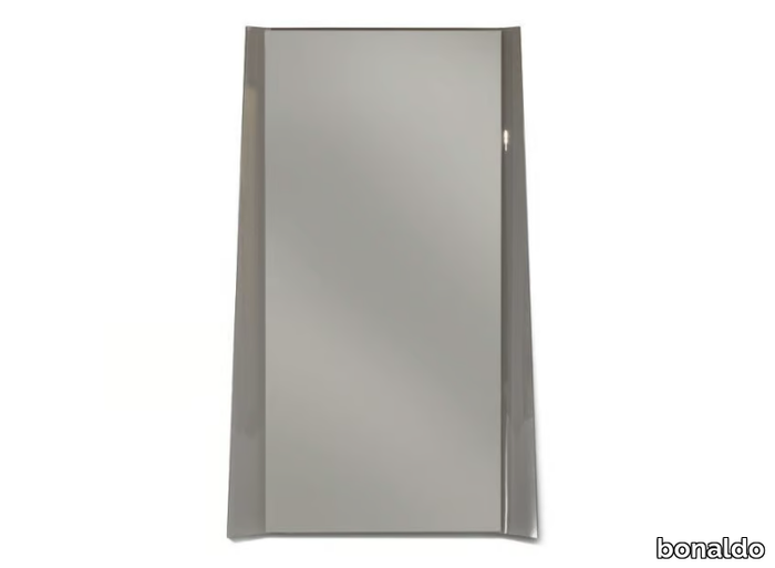 FOLD - Rectangular wall mirror with glass frame _ Bonaldo