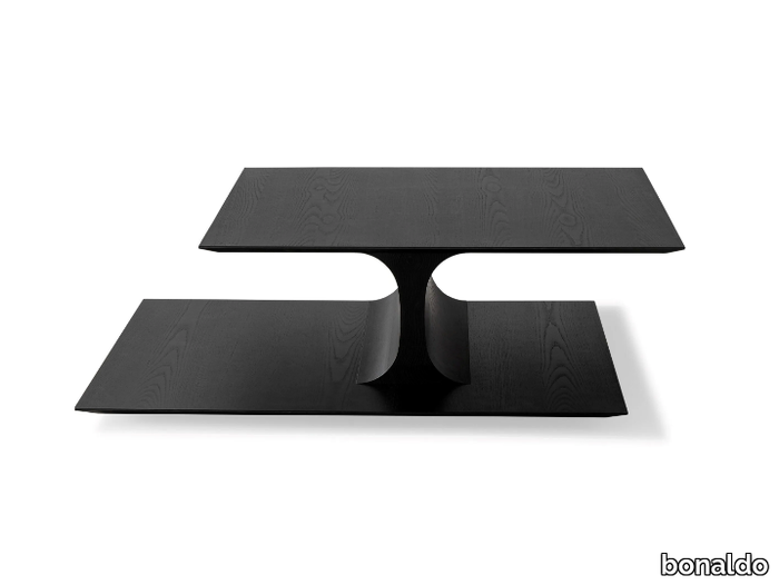 KASUMI - Low rectangular ash coffee table _ Bonaldo