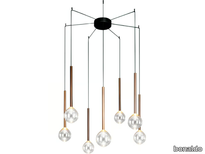 SOFÌ - Borosilicate glass pendant lamp _ Bonaldo