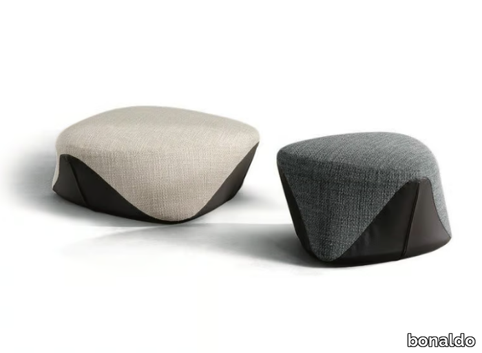 SEKI - Upholstered rectangular fabric pouf _ Bonaldo