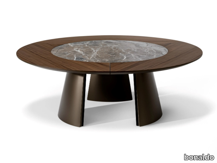 TORII ST - Round table with Lazy Susan _ Bonaldo