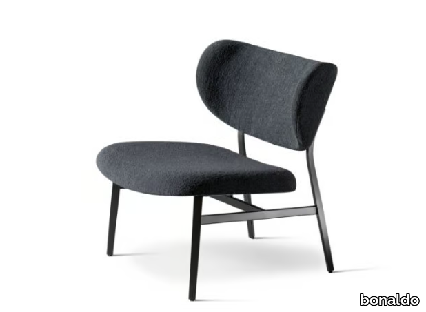 NOOR LOUNGE - Upholstered fabric easy chair _ Bonaldo