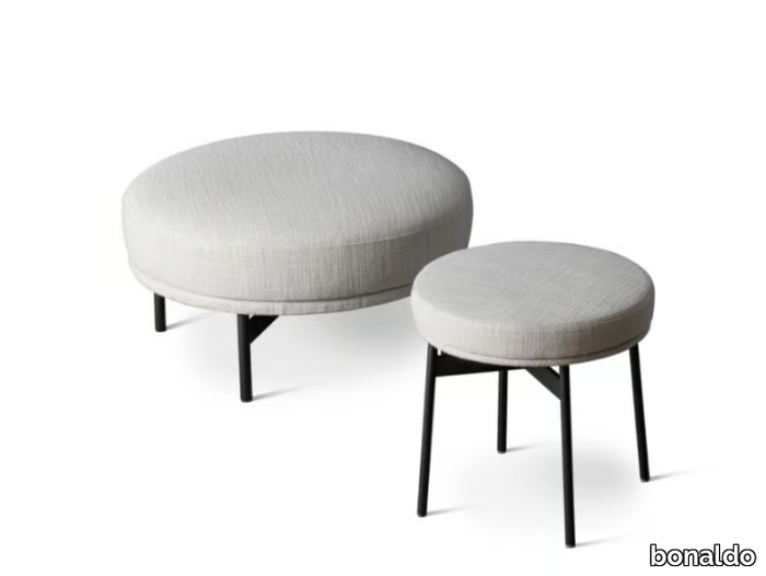 NEUILLY POUF - Upholstered round fabric pouf _ Bonaldo