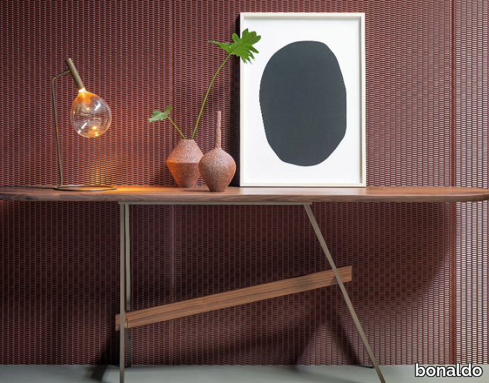 SLOT CONSOLE - Oval console table _ Bonaldo