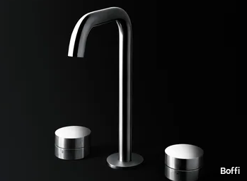 ECLIPSE - 3 hole stainless steel washbasin mixer _ Boffi