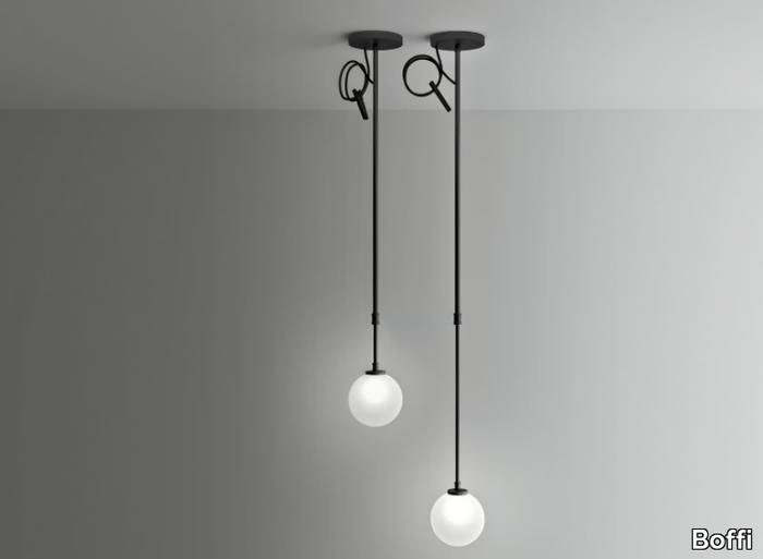 BOCCIA - Opal glass pendant lamp _ Boffi