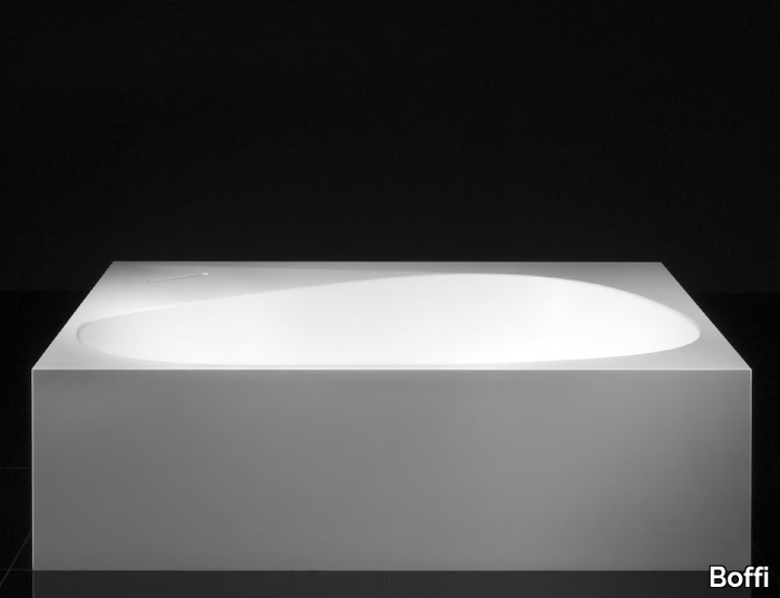 TERRA - Asymmetric freestanding bathtub _ Boffi