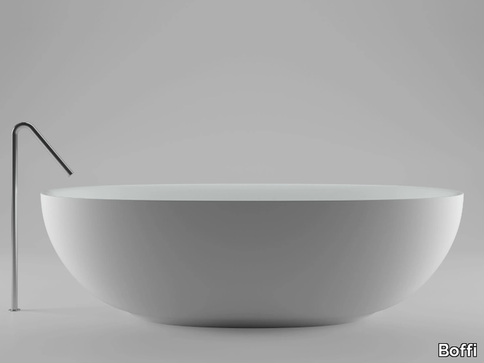 FISHER ISLAND - Freestanding Ceramilux® bathtub _ Boffi