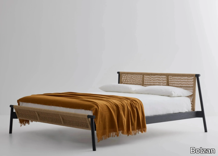 JACK-E INTRECCIO - Wooden double bed _ Bolzan