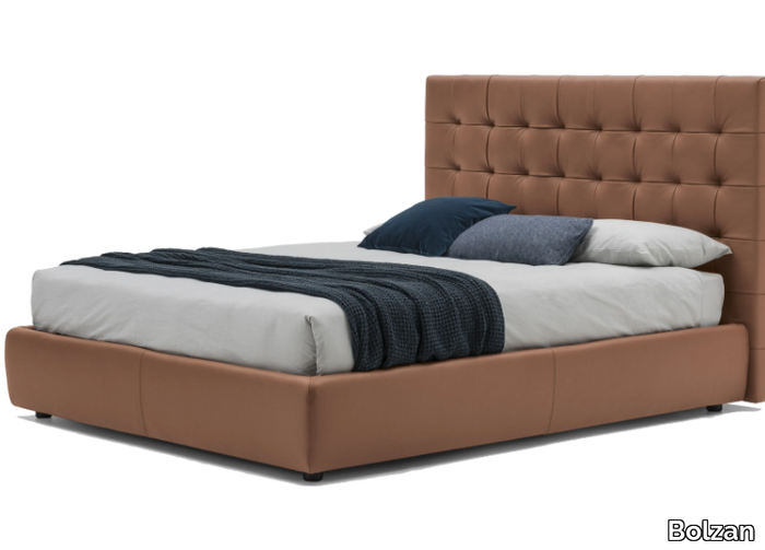 FREEDOM - Storage bed with tufted headboard _ Bolzan