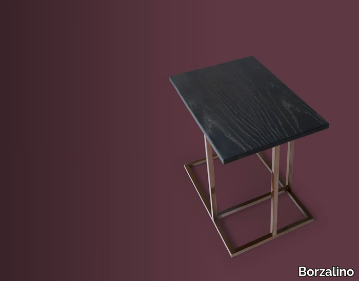 KRIS-TAV - Rectangular wooden side table _ Borzalino