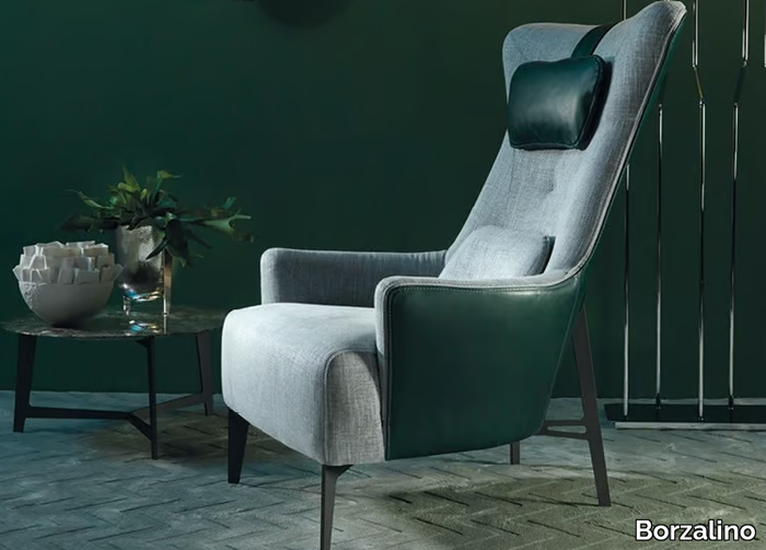 MIA - Bergere fabric armchair _ Borzalino