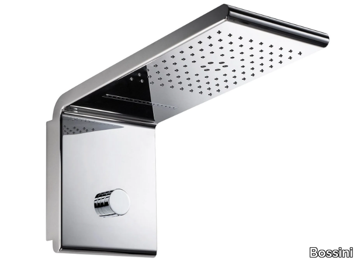 SYNCRO NEB - 3 WAYS - Wall-mounted stainless steel overhead shower _ Bossini